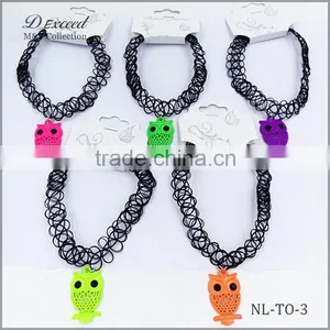 2015 Fashion Hot Sale Plastic Elastic Tattoo Necklace thumbnail-1