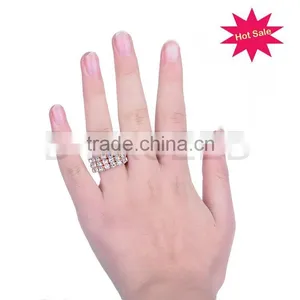 Top Sale Fancy Fashion Diamond Wedding Ring for Women thumbnail-3