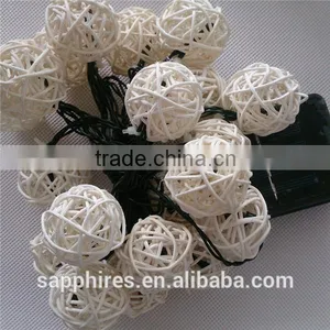20L Led Solar String Light With Pendants--colorful Sepa Takraw thumbnail-4