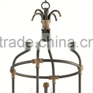 Simple Vintage Industrial Antique Baccarat Chandelier thumbnail-1