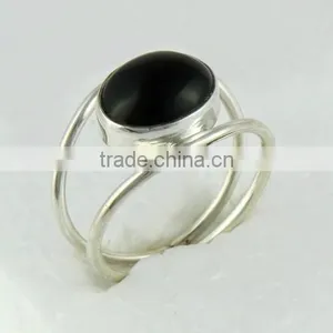 Just Wondering !! Black Onyx 925 Sterling Silver Ring, Handmade Silver Jewelry, Gemstone Silver Jewelry thumbnail-4