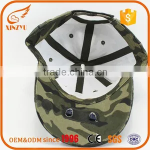 Wholesale 3D Embroidery Camo 6 Panel Baseball Cap Customizable 100% Cotton Baseball Cap Hat thumbnail-5