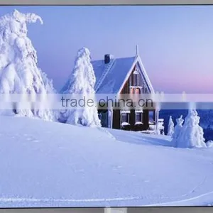 100'' 110'' 120'' Zero Edge Frame Projection Cinema Screen Anti Light Zero Edge Frame Screen Manufacturer Factory thumbnail-1