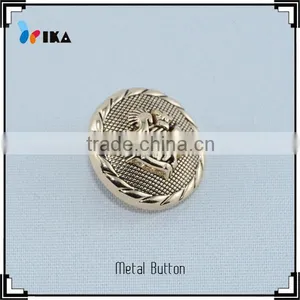 Zinc Alloy Metal Sew on Button With Custom Logo thumbnail-1