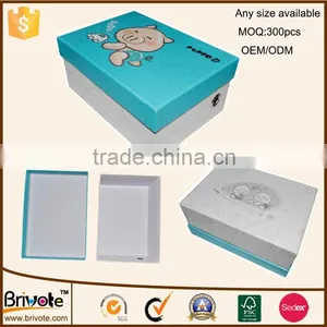 Hot Sale!Custom Printed Cardboard Baby Shoe Box Wholesale thumbnail-1