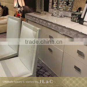 JB14-07 Neo Classic Solid Wood Dresser Cabinet With Crystal Decoration From JLC Furniture thumbnail-1