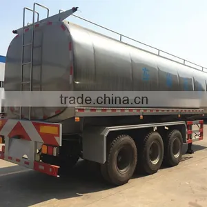 40cbm-46cbm Stainless Steel Edible Oil Tank Semi Trailer thumbnail-4