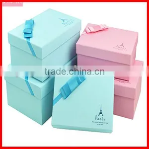 Paris Excellent Various Colorful Pure Square Small Cute Gift Box Wholesale thumbnail-1