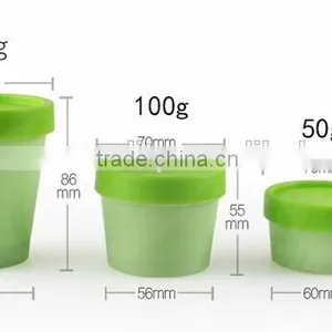 Any Color Cosmetic Plastic Cream pp Cream Jar 200g thumbnail-2
