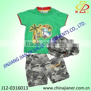 New Summer Fashion Cotton Boy 3pcs Gift Set thumbnail-1