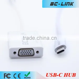 BC-LINK USB-C to VGA Adapter Cable thumbnail-1