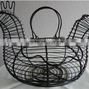 Wholesale Wire Chicken Shape Egg Basket thumbnail-1