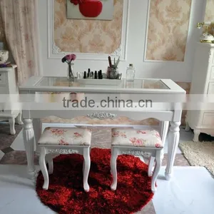 Two Seater Manicure Table/ Nail Table for Nail Salon Furniture thumbnail-1