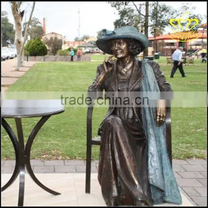 European Figure Statue Hotel Plaza Large Figure Bronze Sculpture Decoration thumbnail-6