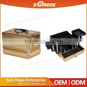 High Quality Lovely Aluminum Beauty Pretty Suitcase thumbnail-2