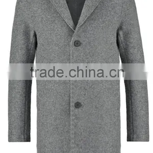 China Factory Custom Designer Winter Men's Wool Coats thumbnail-3