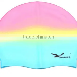 Mixed Color Swimming Caps,Silk Screen Printing Swim Caps,Swimming Hats thumbnail-2