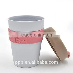 Custom Printed Plastic Coffee Cup With Lid Plastic Coffee Cup Plastic Cup thumbnail-3