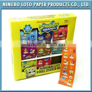 Personalized 9 Roll Sticker Box thumbnail-1