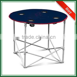 600D Folded Outdoor Specific Use Camp Portable Folding Round Table thumbnail-3