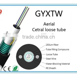 Optional 2-12 Core Unitube Light-armored GYXTW Outdoor Fiber Optic Cable thumbnail-1