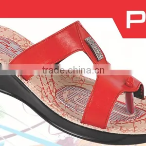 Red Heel Women pu Soft Slippers Shoes thumbnail-1