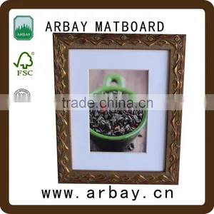 Wholesale Custom Picture Frame Mat Cutting Wooden Frame Shadow Box Baroque Frame Free thumbnail-1