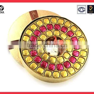 Custom Decorative Cardboard Luxury Paper Kraft Chocolate Box for Wedding Invitation thumbnail-1