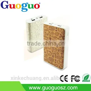 Guoguo Dual USB LED Light External Battery Pack Portable 11000mAh Power Bank for Iphone,samsung thumbnail-1