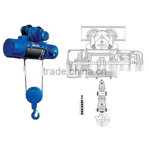 Drum With Up Down Stop Switch Electric Wire Rope Hoist Tensioner thumbnail-4
