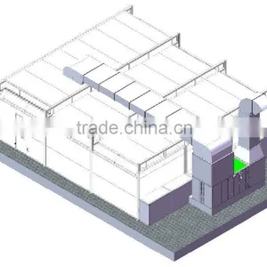 JF Wooden Spray Booth Manufacturer Car Paint Spray Booth Panel thumbnail-2
