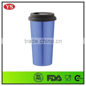 Starbucks Style 16 oz Double Wall Thermal Coffee Mug thumbnail-1