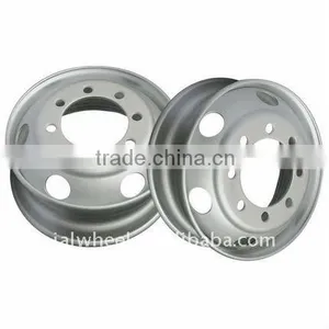 Steel Truck Wheels & Rims 19.5x6.75 19.5x7.50 thumbnail-1