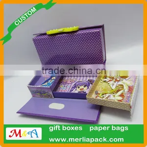 Sweet Paper Stationery Box 4 Layers Customized Eco Friendly Pencil Box Combination Lock thumbnail-4