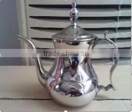 Highly Polished Stainless Steel Tea Pot Set Arabic thumbnail-1