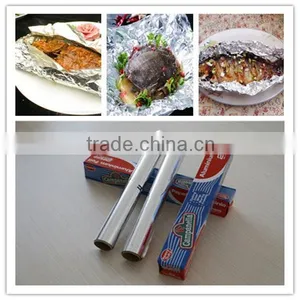 Roll Type Aluminum Catering Foil, Food Cooking/packing/ Freezing Kitchen Foil thumbnail-1