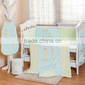 Embroidered Baby Crib Bedding Sets thumbnail-1