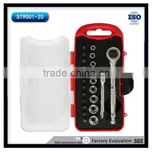31pcs Gift Plastic Box Pack With EVA Inner Tray Mini Bit Socket Set Bar Tool Set thumbnail-1