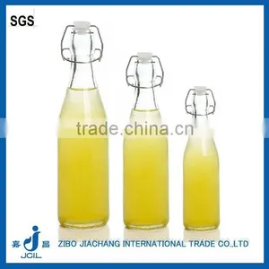 1000ml Glass Juice Bottle With Metal Clip Cap thumbnail-1