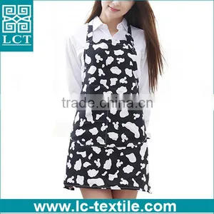 Custom Womens Milk Patterns Bust Halter Coverall Kitchen Apron thumbnail-2