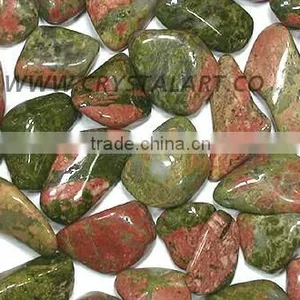 Unakite Tumbled Pebbles Stone thumbnail-1