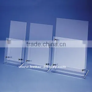 Wholesale Acrylic Acrylic Sign Holder thumbnail-1