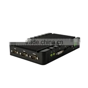 Intel Haswell Celeron 1.4GHz or 1.6GHz Duo Core CPU Fanless Industrial Mini Box PC NIS-896 Barebone System thumbnail-1