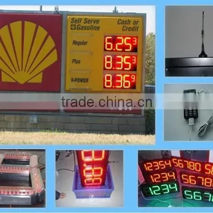 Led Gas Price Display/led Gas Station Sign/led Fuel Price Sign Display Board Panel Factory Price Outdoor Gas Station Led Price thumbnail-1