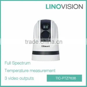 Full Spectrum Analog Thermal Imaging Speed Dome Camera With Temperature Measurement thumbnail-1