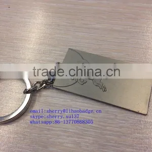 Wholesale Hot Sale Custom Engraved Logo Keychain thumbnail-1