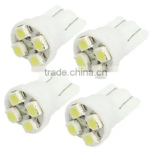 Rear Light RV LED Light Interior Lamp 12V DC Car Vehicle T10 White 1210 SMD 4 LED Gauge Panel Wedge Car Lamp Bulb thumbnail-1