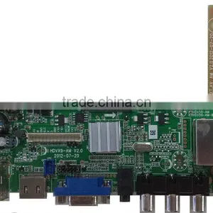 Universal Tv Motherboard Board Tv Certifications CE ISO9001 thumbnail-1