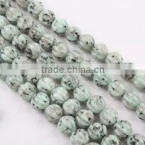 KIWI Stone, Gemstone Beads,semi-precious Stone Beads thumbnail-1