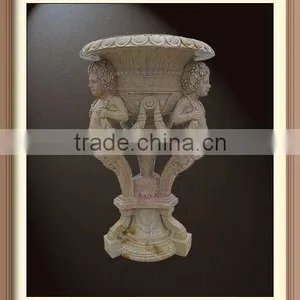 Old Stone Flower Pots Water thumbnail-1